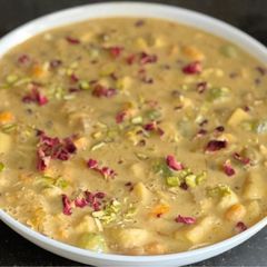 A picture of Unique & Delicious Makhana Custard Dessert.
