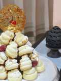 Croquembouche (masa choux y crema pastelera)