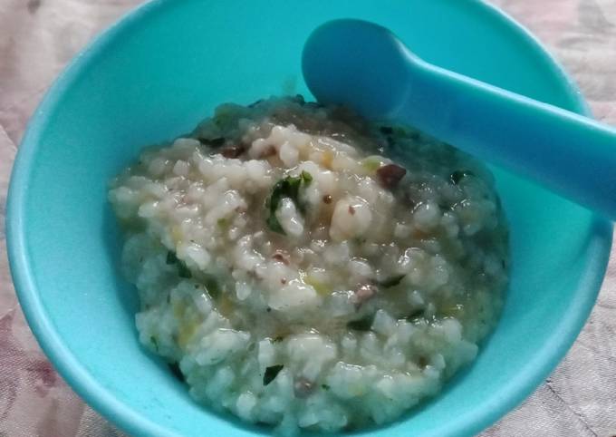 Bubur hati ayam #mpasi8monthADAM