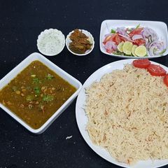 A picture of DAAl CHAWAL PLATTER.