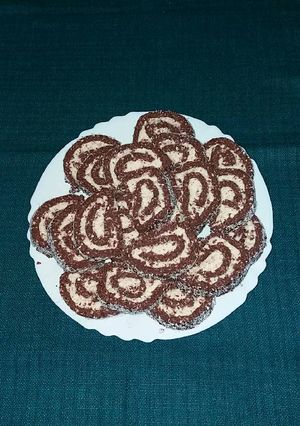 Kókuszcsiga főzött krémmel recept fotója