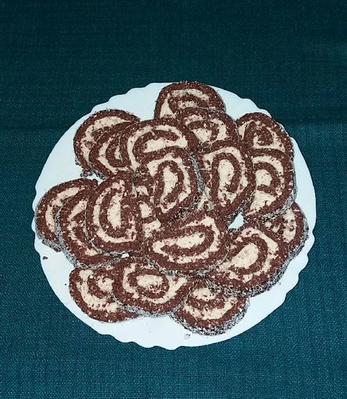 Kókuszcsiga főzött krémmel recept fotója