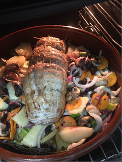 Una foto de Redondo de pollo al horno