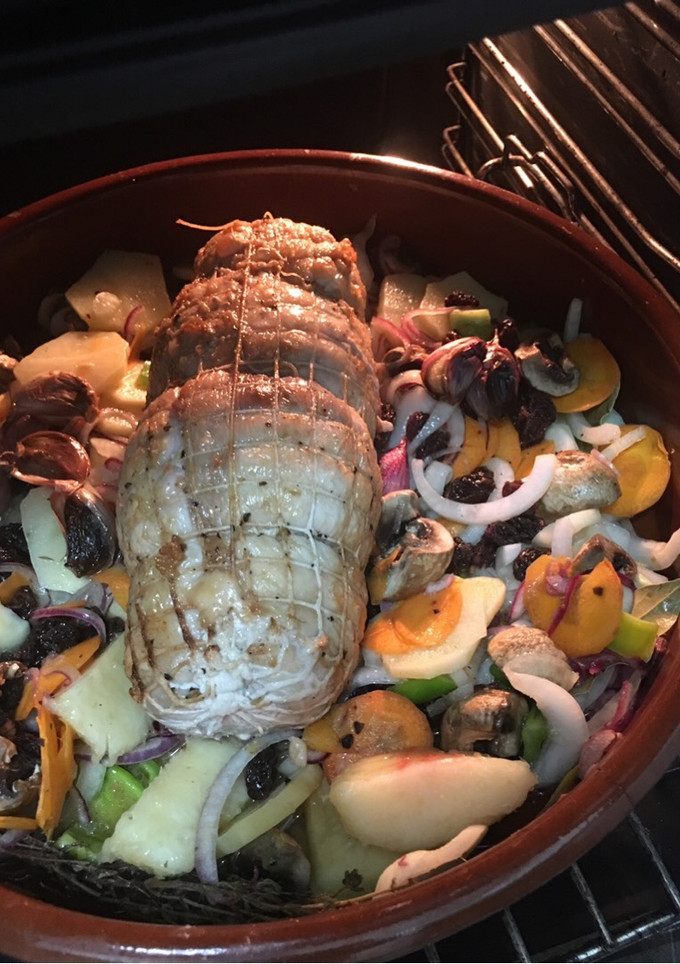 Una foto de Redondo de pollo al horno