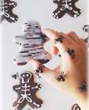 Galletas esqueleto para halloween (sabor chocolate)