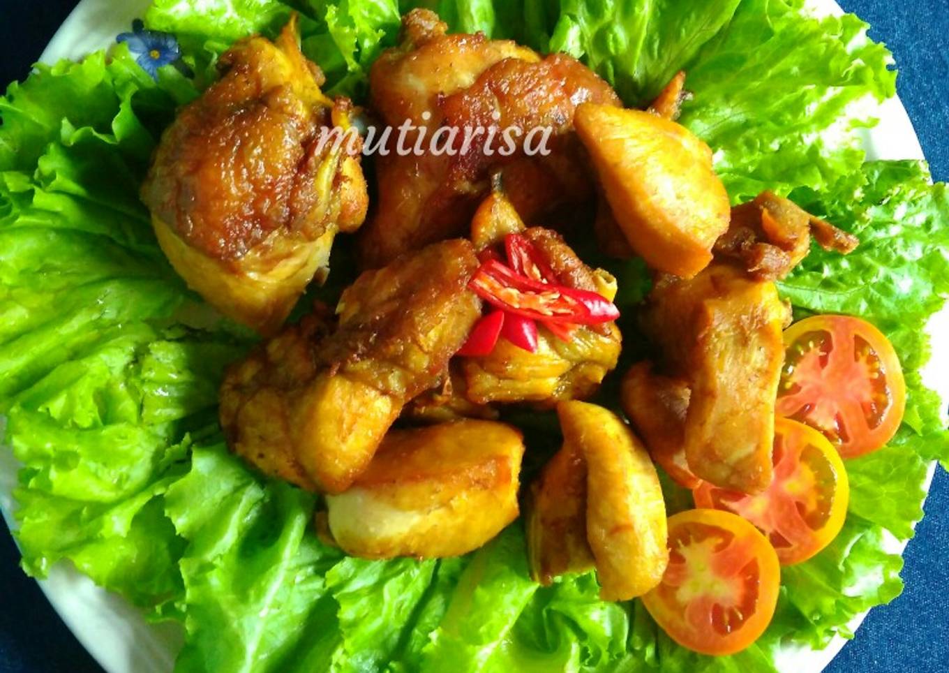 Ayam goreng ungkep super simple