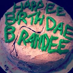 A picture of Harry Potter Themed Chocolate Cake.