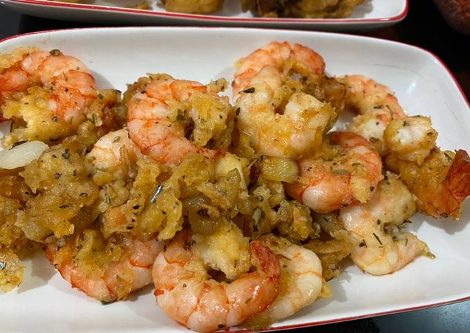 Resep Garlic Butter Fried Prawn Oleh Ricca - Cookpad