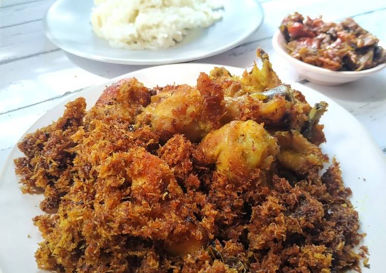 Resep @ENAK Ayam Goreng Serundeng resep masakan rumahan yummy app