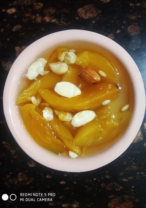A picture of Raw mango murabba.