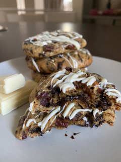 Φωτογραφία της συνταγής Cookies 🍪 με 3 σοκολάτες 🍫