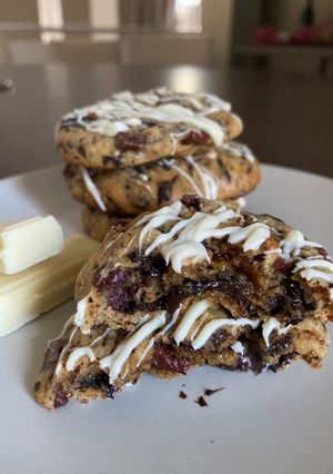 Φωτογραφία της συνταγής Cookies 🍪 με 3 σοκολάτες 🍫