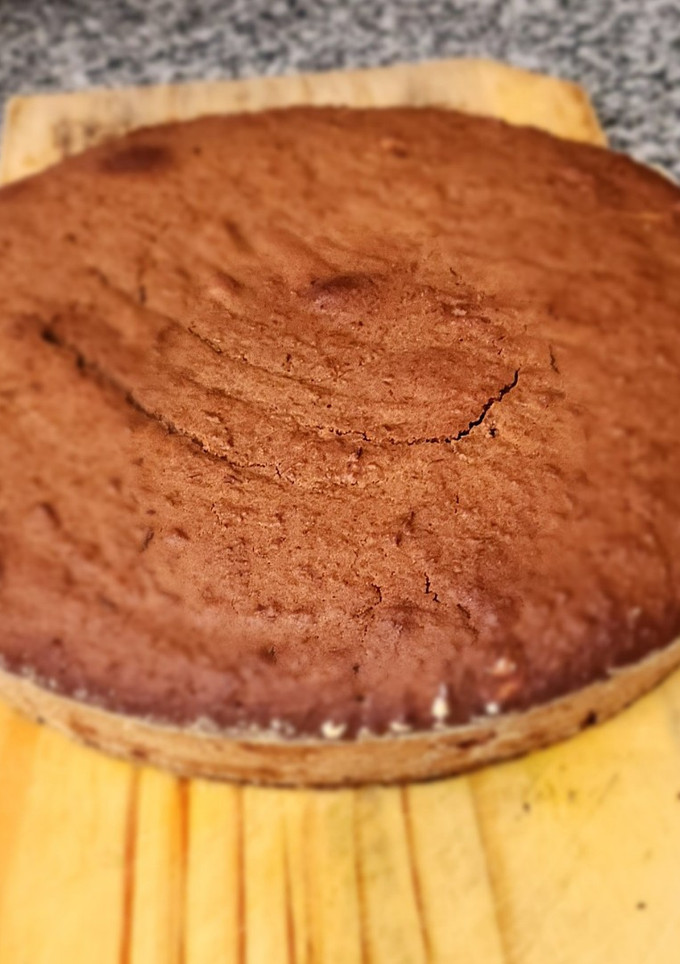 Una foto de Bizcochuelo de lentejas y chocolate