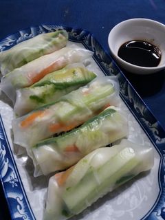 Una foto de Rollitos en papel de arroz