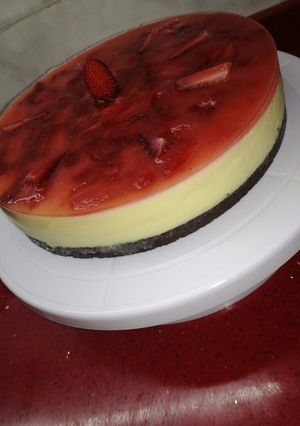 Una foto de Marquise de chocolate blanco