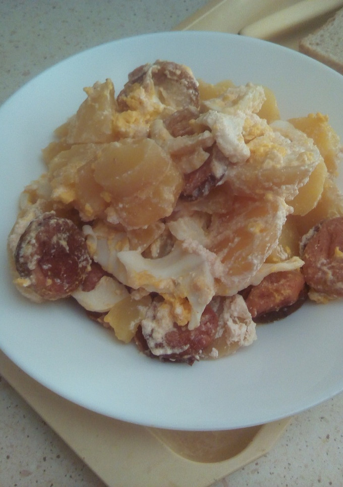 Szaftos rakott krumpli sütő nélkül :) recept fotója