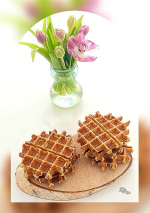 Une photo de Gaufre à la courgette