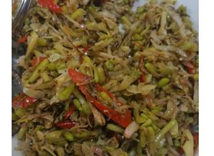 Foto resep Bunga pepaya tumis teri bunga kencong