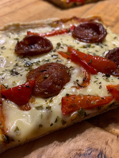 Una foto de Masa de pizza con polvos Royal