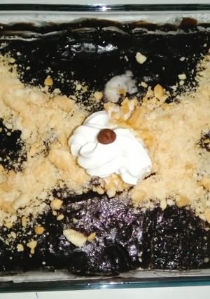 A picture of Quick Chocolate Biscuit Dessert OR No Bake cake.