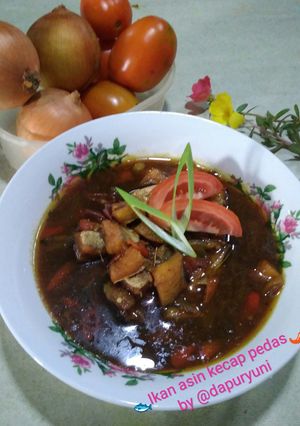 Foto resep 🐟Ikan asin kecap pedas🌶