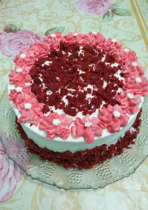 Foto resep Red velvet bahan seadanya