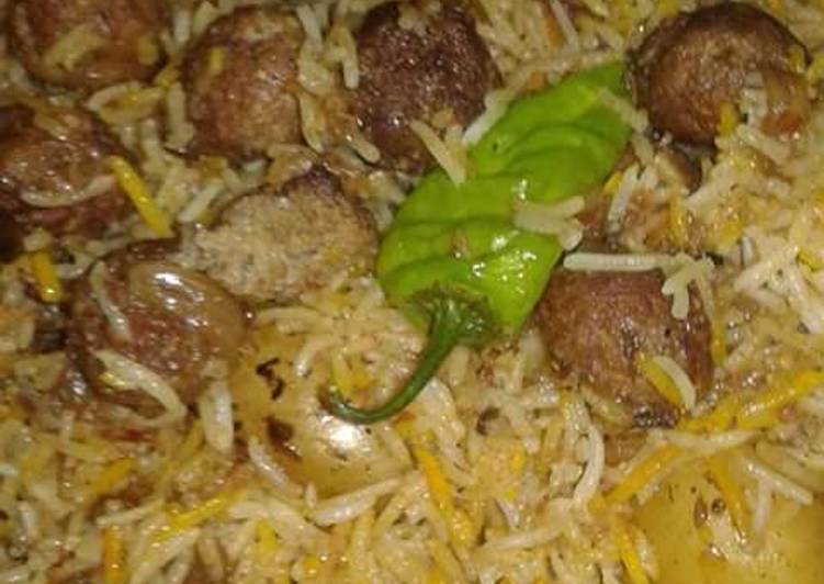 Recipe of Favorite Moti pulao biryani