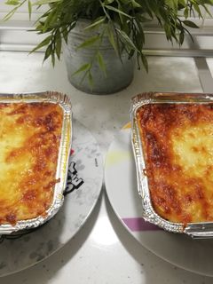 Una foto de Lasaña boloñesa