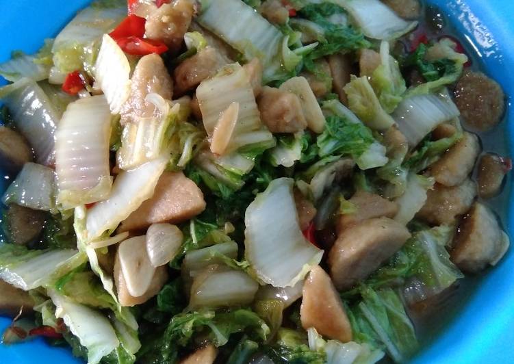 Resep Tumis Sawi Bakso yang Bikin Ngiler