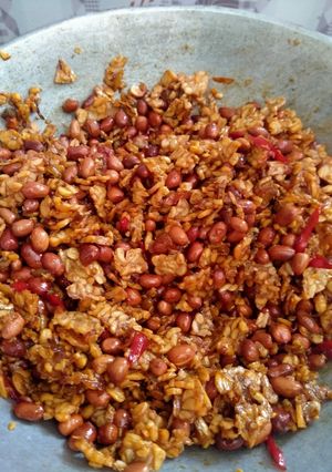 Foto resep Kering tempe & kacang wos
