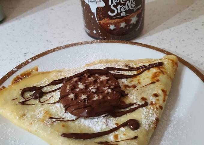 Crepes con crema spalmabile pandistelle