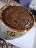 Brownie en microondas en una taza