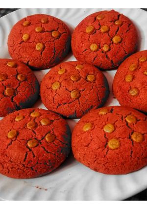 રેડ વેલ્વેટ કૂકીઝ (Red Valvet Cookies Recipe In Gujarati) રેસીપી મુખ્ય ફોટો