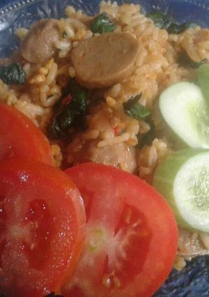Foto resep Nasi goreng campur