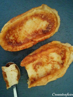Una foto de Torrijas de leche con almíbar de miel