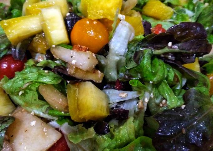 Ini dia! Bagaimana cara buat Mix Salad yang spesial