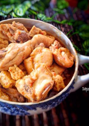 Foto resep Ayam dan tempe masak ungkep