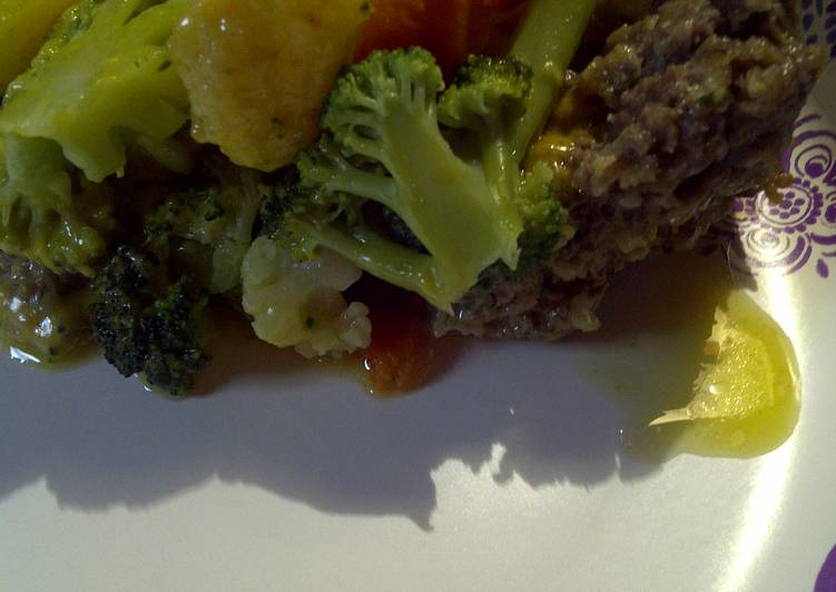 Meatloaf Pizza, on the stove top Meatloaf Pizza, on the stove top