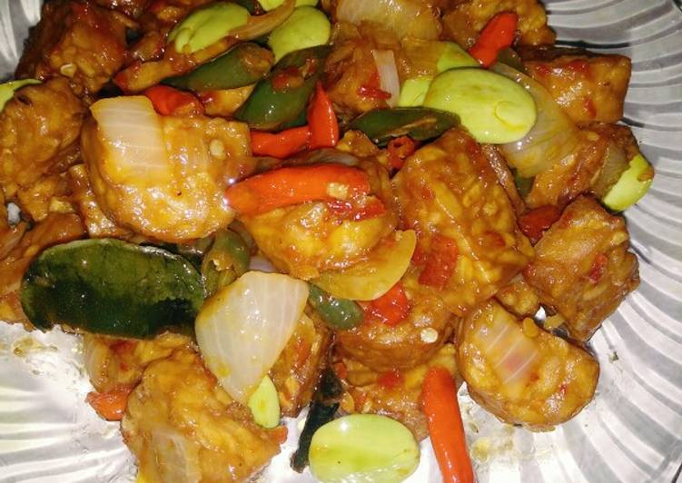 Tempe Asam Manis Gurih