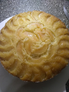 Una foto de Tarta/torta de manzanas invertida