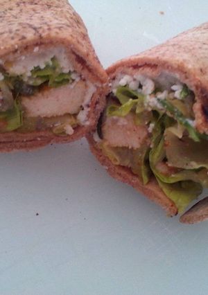 Una foto de Wrap de pollo dulce