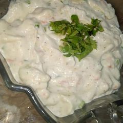 A picture of Garlic mayo dip.