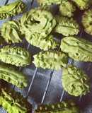 Matcha cookies (bánh quy trà xanh)