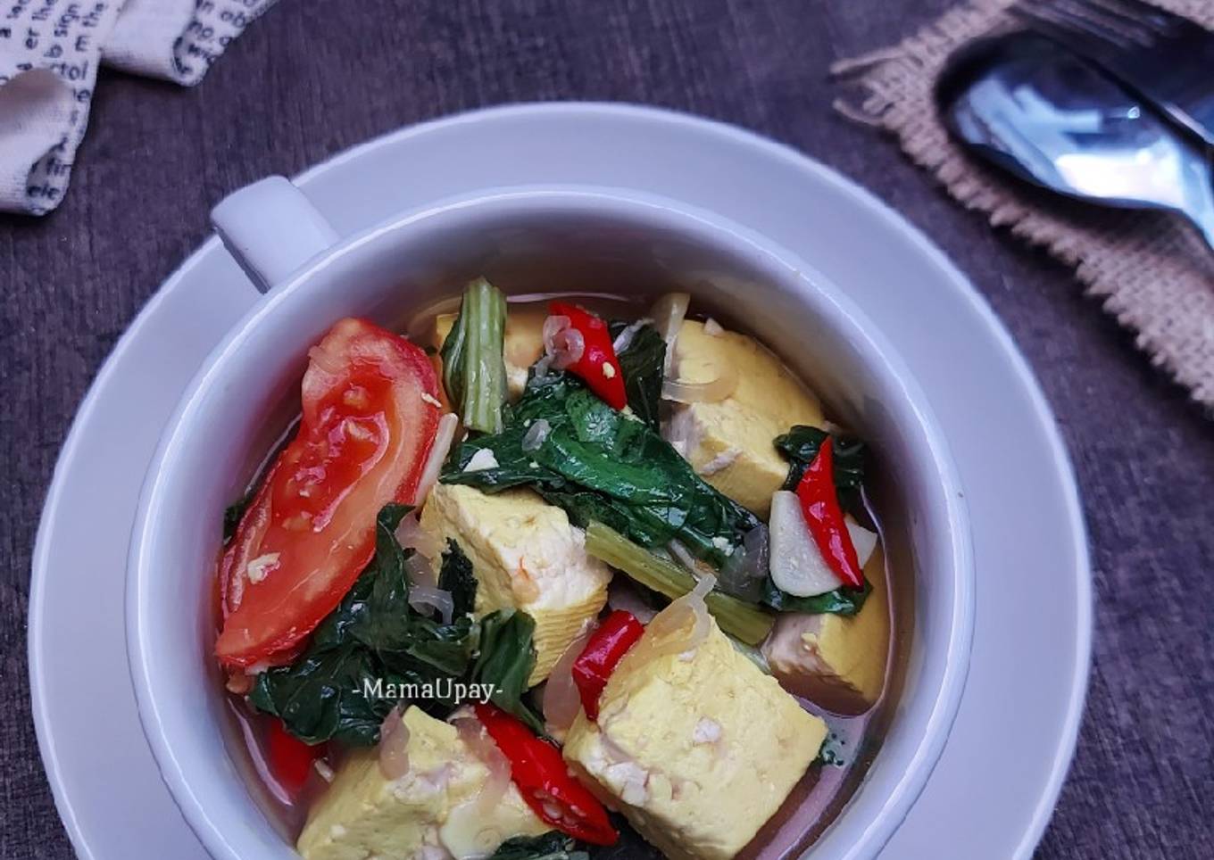 Tumis Tahu Sawi Hijau