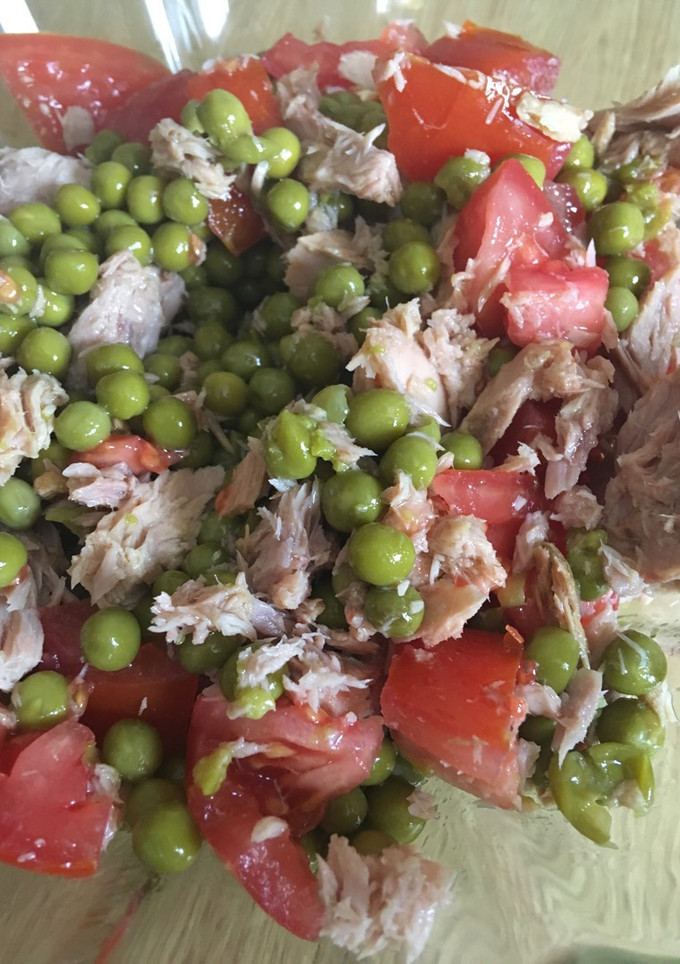 Una foto de Ensalada de guisantes