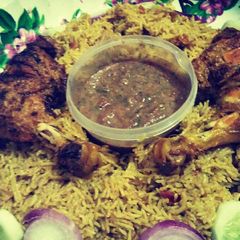 Arabian Chicken Mandi A picture of Arabian Chicken Mandi.