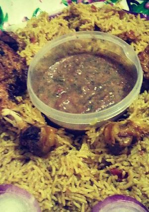 A picture of Arabian Chicken Mandi.