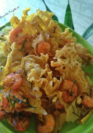 Foto resep Peyek udang ala RM Padang