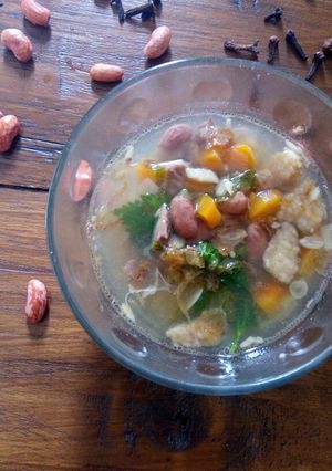 Foto resep Sup kacang merah.