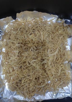 Hình của món Khô gà xé.